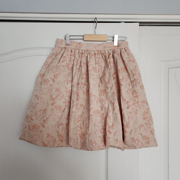 Imperial Floral Pink Puffy Skirt - Size M - Picture 1 of 9